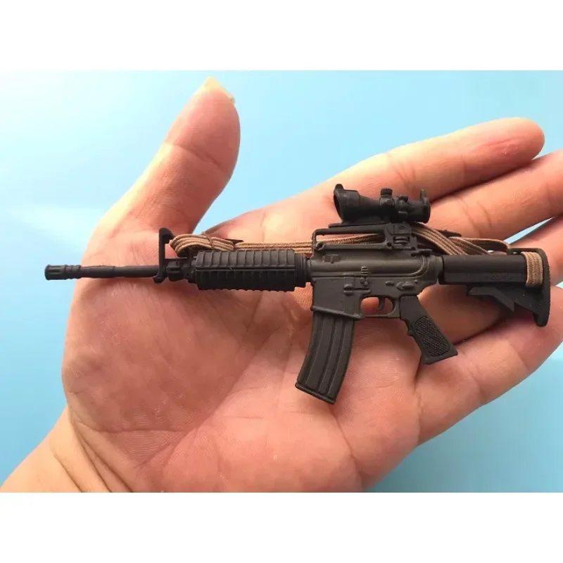 1/6 Scale M4 Assault Rifle AR M4A1 Carbine Gun Model Soldier Military Weapon Assembled DIY for 12