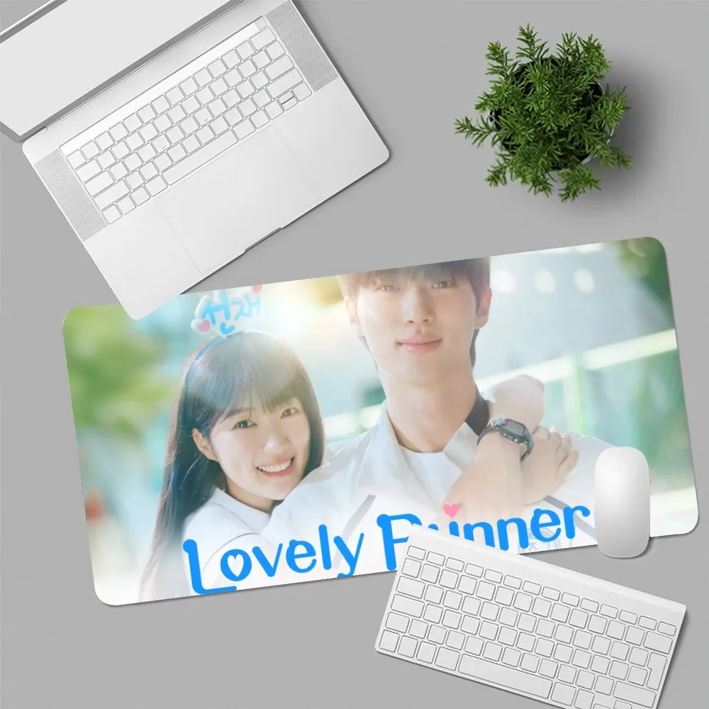 Korean Tv Lovely Runner Byeon Woo-seok Mousepad Computer Laptop Gamer Pad PC Gaming Accessories Desk Mats