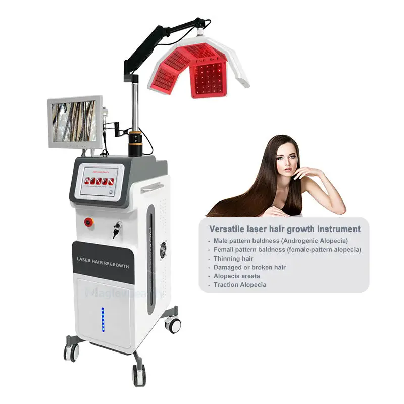 Anti Hair Loss Laser Hair Growth Comb Hair Care Treatment Hair Regrowth Bald Hairline Back Hair Regrowth Treatment Machine Salon