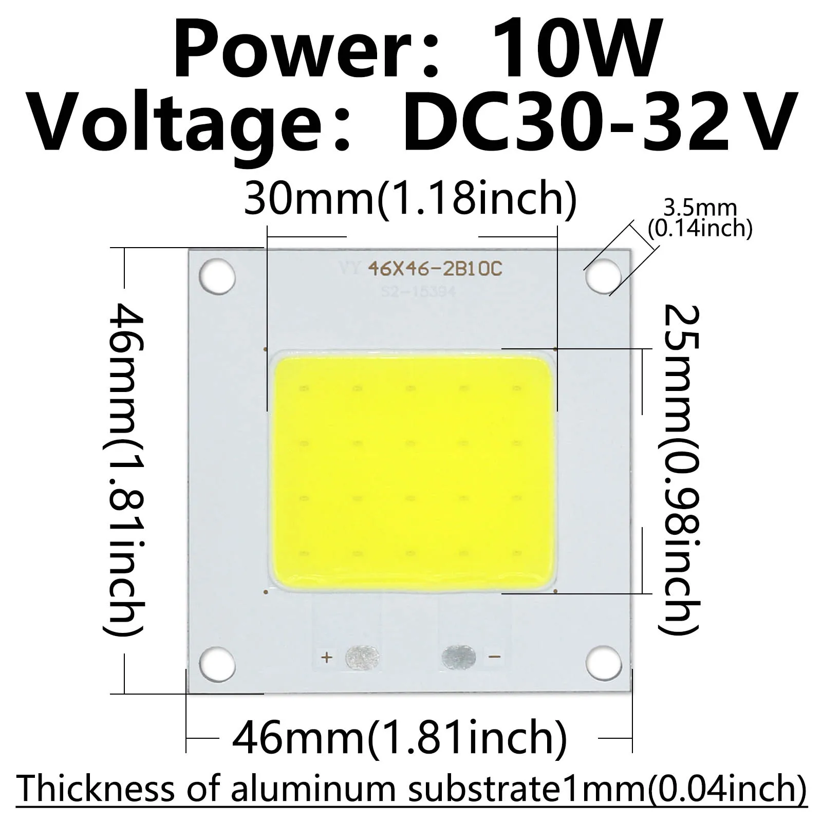 10W 20W 30W 50W 100W 150W 200W COB LED Chip for Spotlight Floodlight 250mA Flood Light Led Bulb Spotlight Chip Lamp Cold White