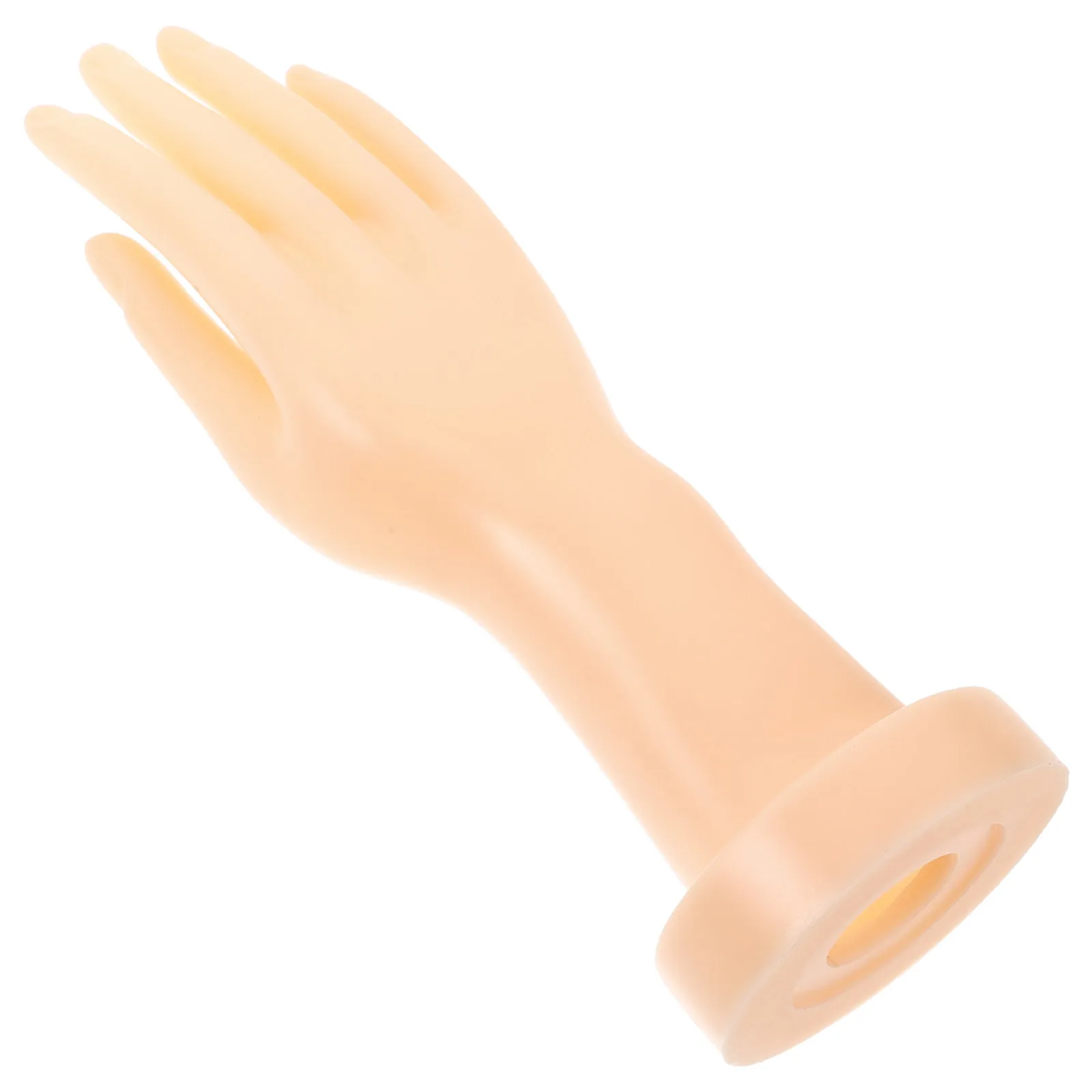 Realistic Plastic Hand Jewelry Display Short Stand Base for Rings Bracelets Gloves Holder Stores Bridal Exhibitions