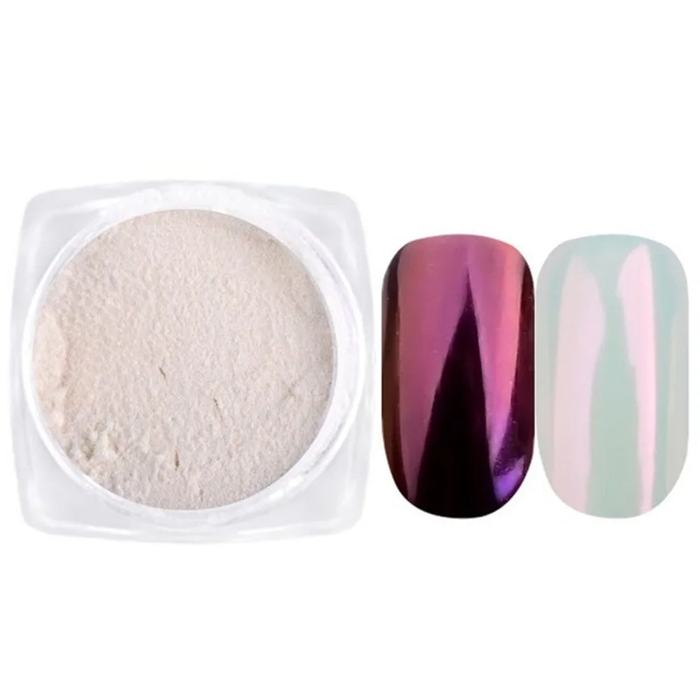 

7Pcs Shell Nail Art Powder Natural Material Safe Mirror Nail Polish Easy Apply Glitter DIY Fashion Personalized