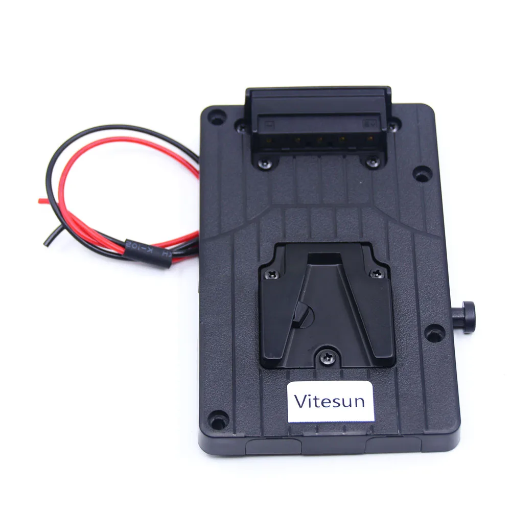 Mini V-Lock V-Mount Battery Plate Adapter D-Tap DIY Output for Sony V Mount Battery DSLR Cameras