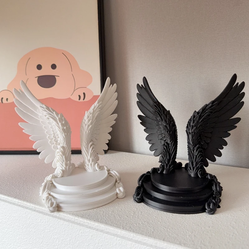 Angel Wings Figure Display Base Pedestal Riser Stand for Action Figures Dolls Collectibles Storage Showcase Organizer 2026 New