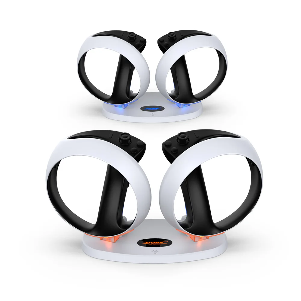 For PS VR2 Controller Charging Dock with Light Charger Station Stand Fall Prevention for PS5 VR2 VR Glasses Accessories