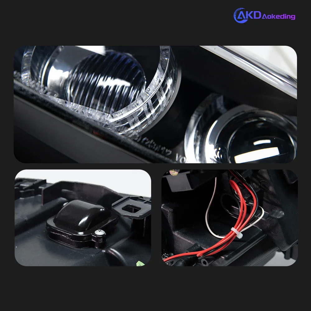 لسيارات BMW E92 المصابيح الأمامية 2006-2012 E93 DRL يوم تشغيل ضوء LED ثنائية زينون لمبة أضواء الضباب ملحقات السيارة 330i 335i E93 رئيس مصباح #6