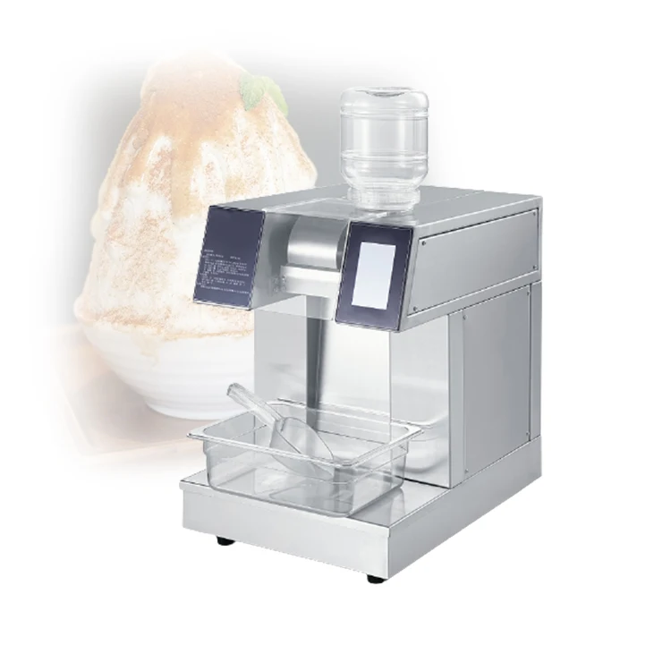 

Stainless steel Bar Desktop Milk Snow Shaved Ice Machine Bingsu Snowflake Machine