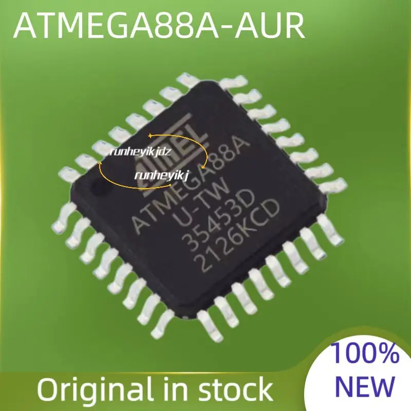 (10piece)100% New ATMEGA88A-AUR  ATMEGA88A- AU QFP-32  new and original IC