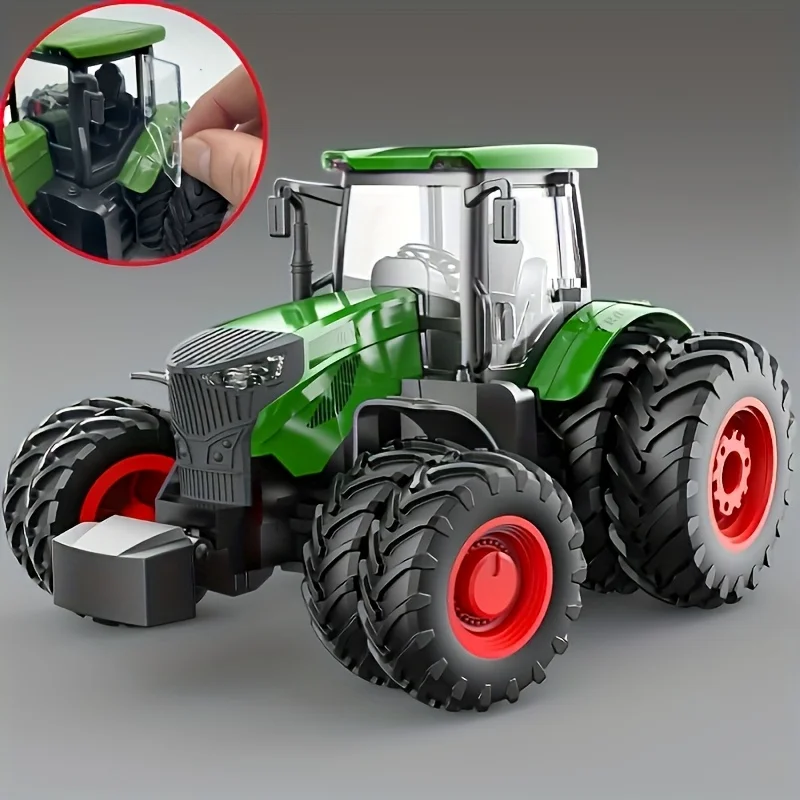 

1/24 Scale Tractor Toy,Push and Go Toy Cars for Halloween Christmas Birthday Gifts.