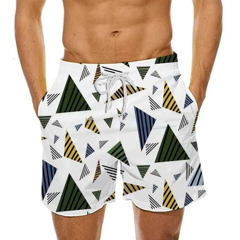 2024Abstract Pattern Men Board Shorts Swimwear Shorts Trunk Sports Pants Casual Men's 3d Tops Child Boy Beach Short Men Clothing