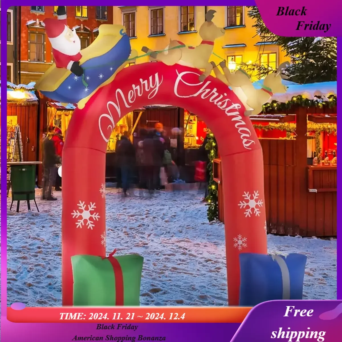 

Christmas Inflatable Gingerbread House Archway