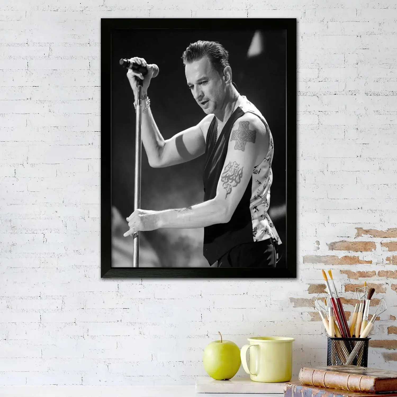 ملصق فني من القماش من Dave Gahan، لوحة فنية جدارية، طباعة صور، عائلة حديثة، ديكور غرفة النوم، ملصقات، لوحة زخرفية #2