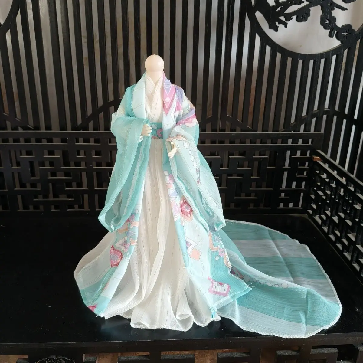 

Костюм для куклы 30 см, для пухлой куклы BJD 1/6, в китайском стиле Ханьфу, старинный костюм, наряд для девочек, аксессуары для кукол, без куклы