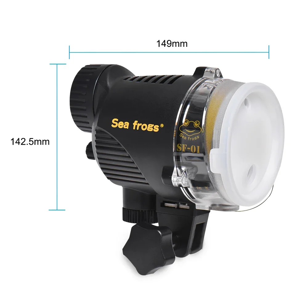 

SF-01 Diving Flashlight 100M waterproof underwater 6000K strobe light IPX8 Waterproof LED Flash Light