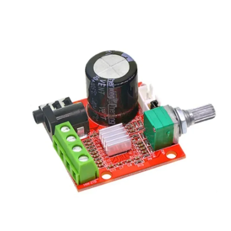 12V Mini Hi-Fi PAM8610 Audio Stereo Amplifier Board 2X10W Dual Channel D Class Lowest Price
