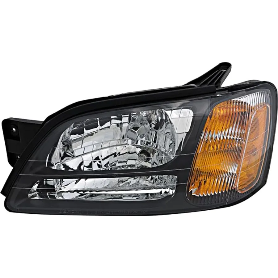 

Compatible with Subaru Baja 2003-2006 Legacy Outback 2000-2004 Headlight Lamp Halogen Driver Left Side Black High Brightness Du