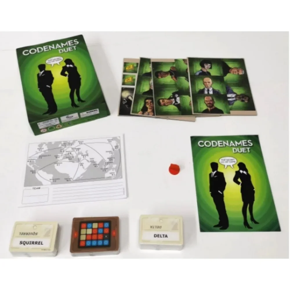 The Ultimate Party Game: CODENAMES DUET and PICTURES Card Games Combo