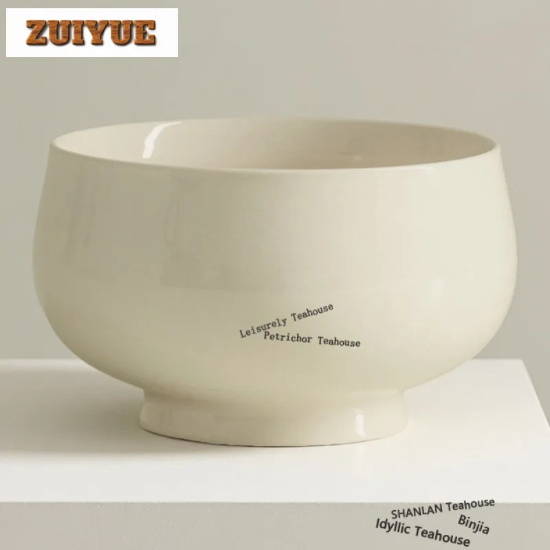 500ml Plant Ash New Mud Jianshui Tea Cup Wash Tea Residue Barrel Tea Residue Bucket Household Chaxi Accessories Decoration Craft