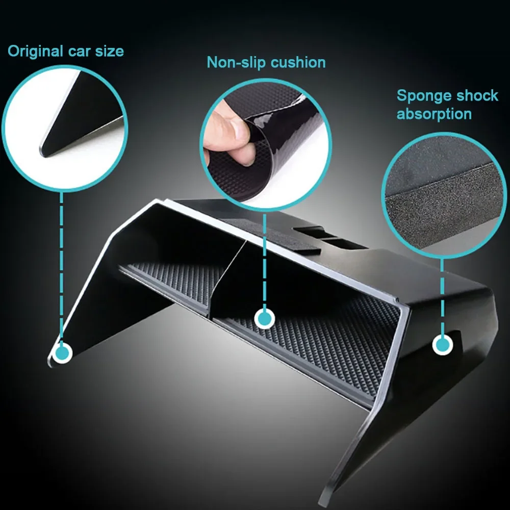 لأودي A3 8Y سبورتباك سيدان 2021 2022 تصفيف السيارة وحدة التحكم المركزية تخزين صندوق القفازات حامل صينية الداخلية اكسسوارات السيارات #5