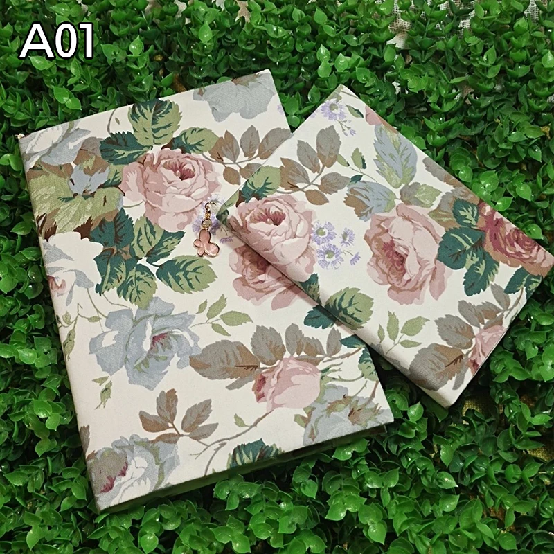 

Тканевый чехол для книги с принтом A5/a6, защитный рукав для мягкой обложки, новая съемная ткань с цветочным дизайном, пылезащитный подарок для любителей книг