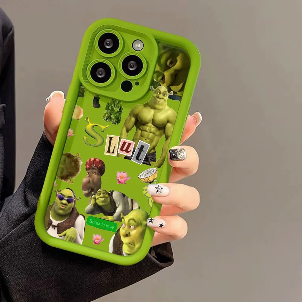 Cartoon Movie Shrek Funny Phone Case For iPhone 15 14 13 12 11 Pro Max 8 7 Plus X XS SE XSMax Liquid Eye Ladder Shockproof Cover - AliExpress 202192403 Cartoon Movie Shrek Funny Phone Case For iPhone 15 14 13 12 11 Pro Max 8 7 Plus X XS SE XSMax Liquid Eye Ladder Shockproof Cover - AliExpress 202192403