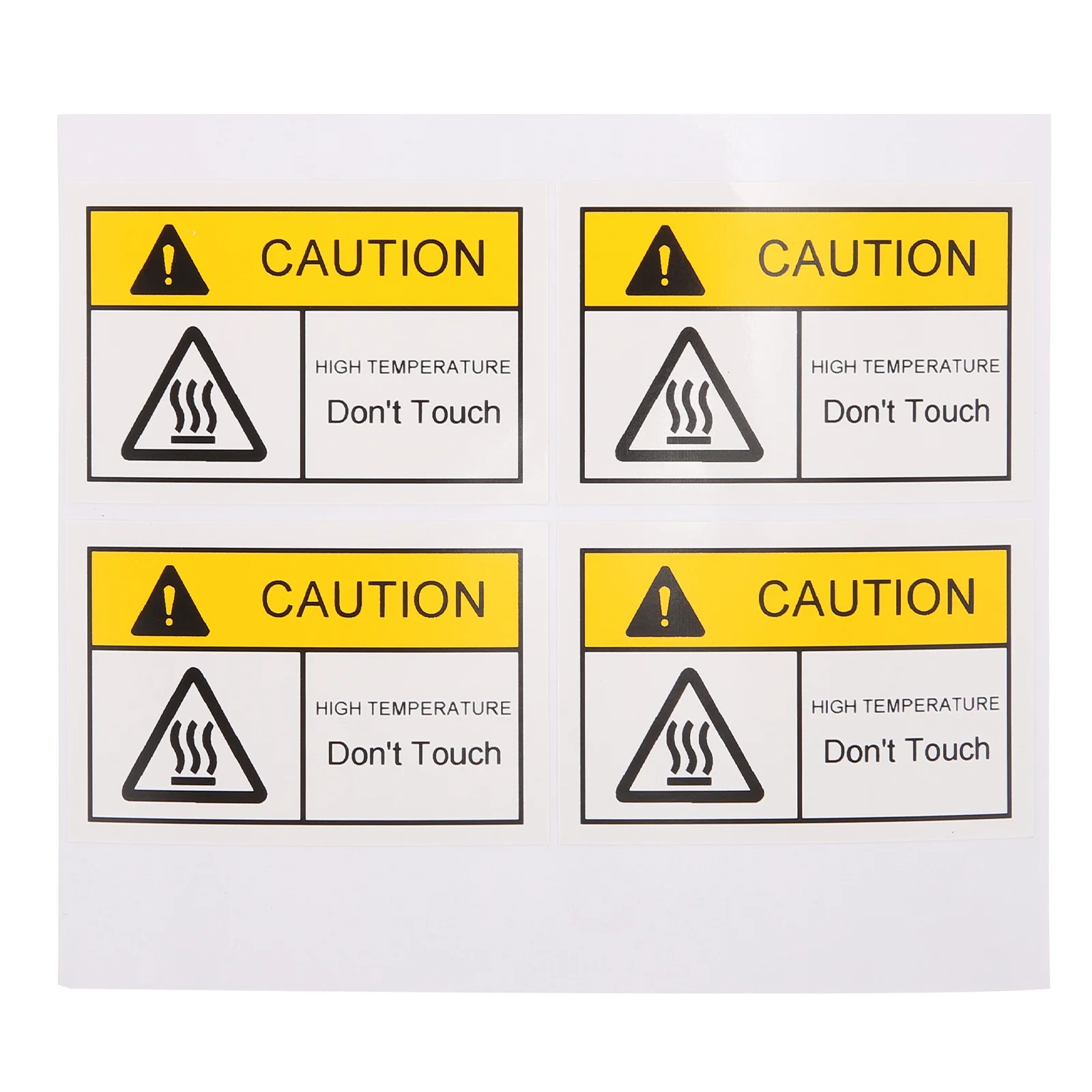 

Do Not Touch Stickers 5 Sheets Hot Surface Warning Labels for Ovens Water Heaters Irons Safety Do Not Touch Hot Sticker
