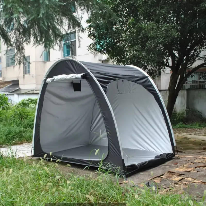 Waterproof Bicycle Storage Tent Heavy Duty Wide Bike Shed Space Saving Shelter for 4-5 Bikes Outdoor Garage Cover Rack