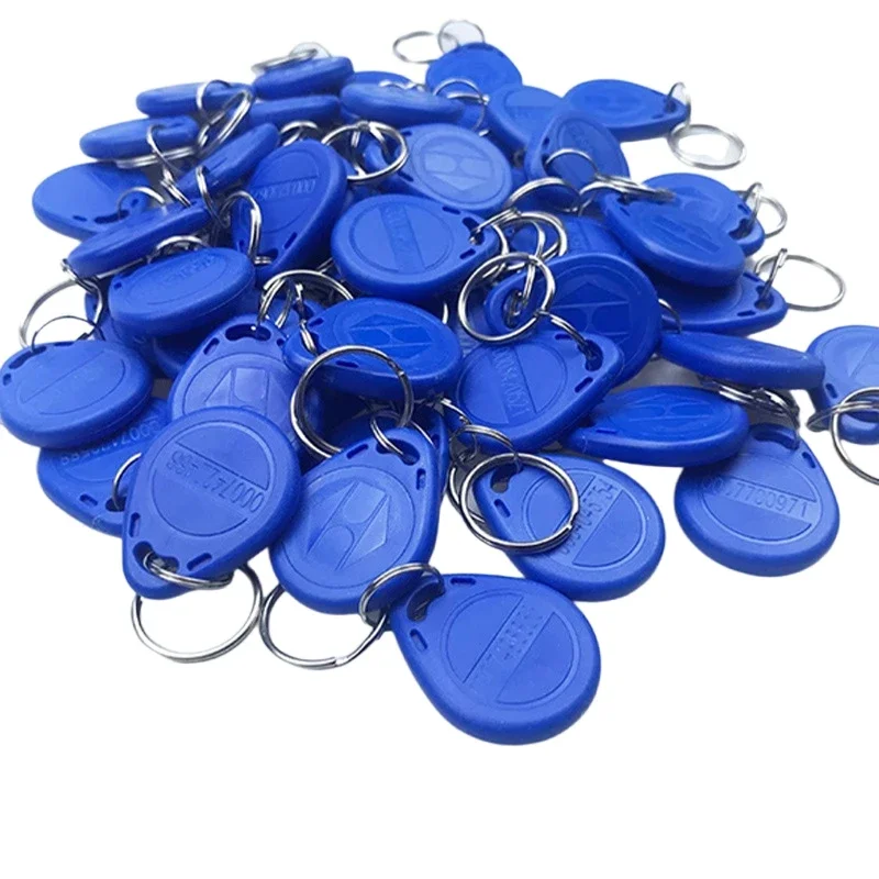 10/50/100pcs T5577 Rewritable 125KHz RFID Key Fob Copy Writable Rewrite Duplicate RFID Tag Proximity Token Keyfobs Can Copy Card