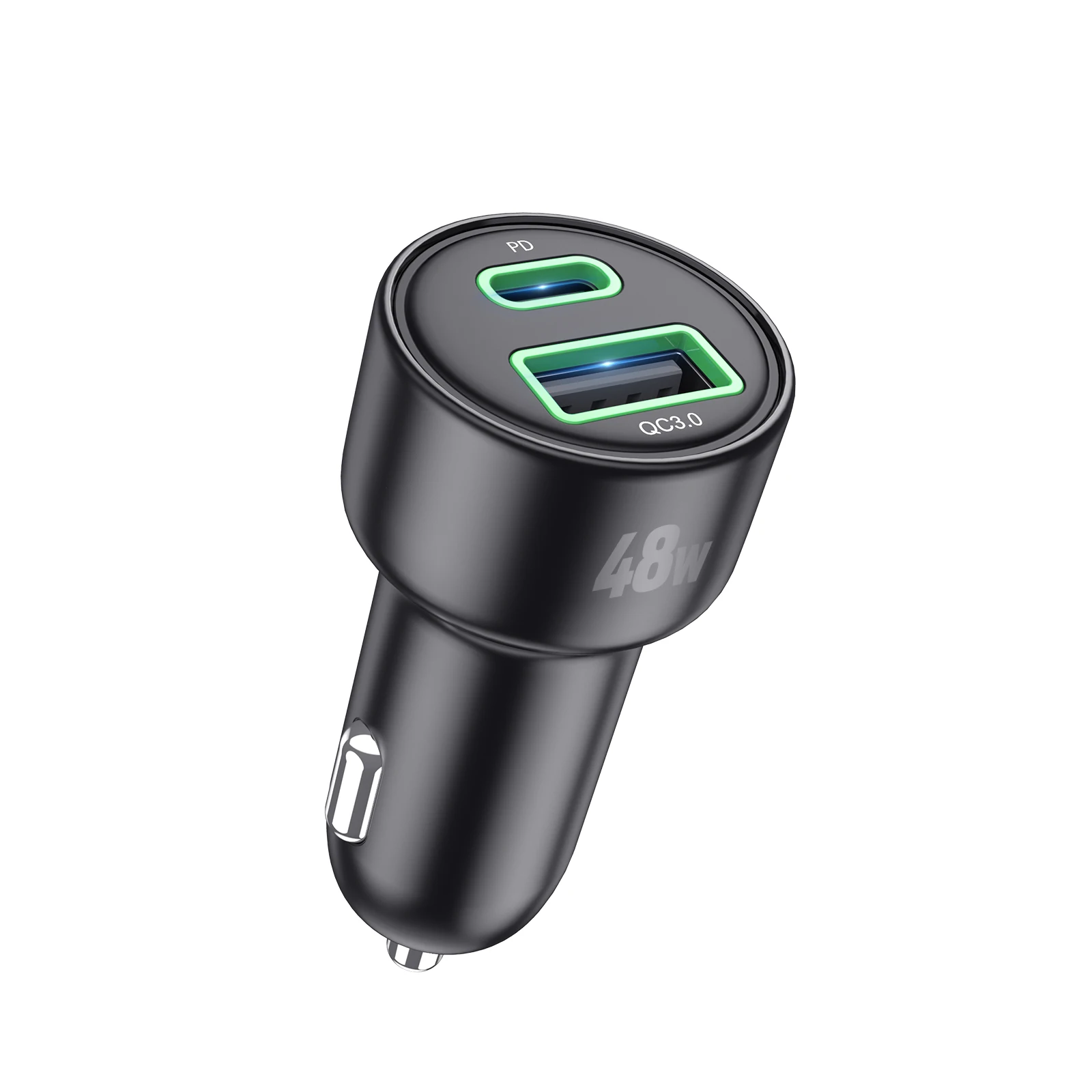 USB C Car Charger 5 Pack, Bangfun 48W Dual Port PD&QC 3.0 Fast Charging 12V Car Charger Adapter Cigarette Lighter USB Charger Pl