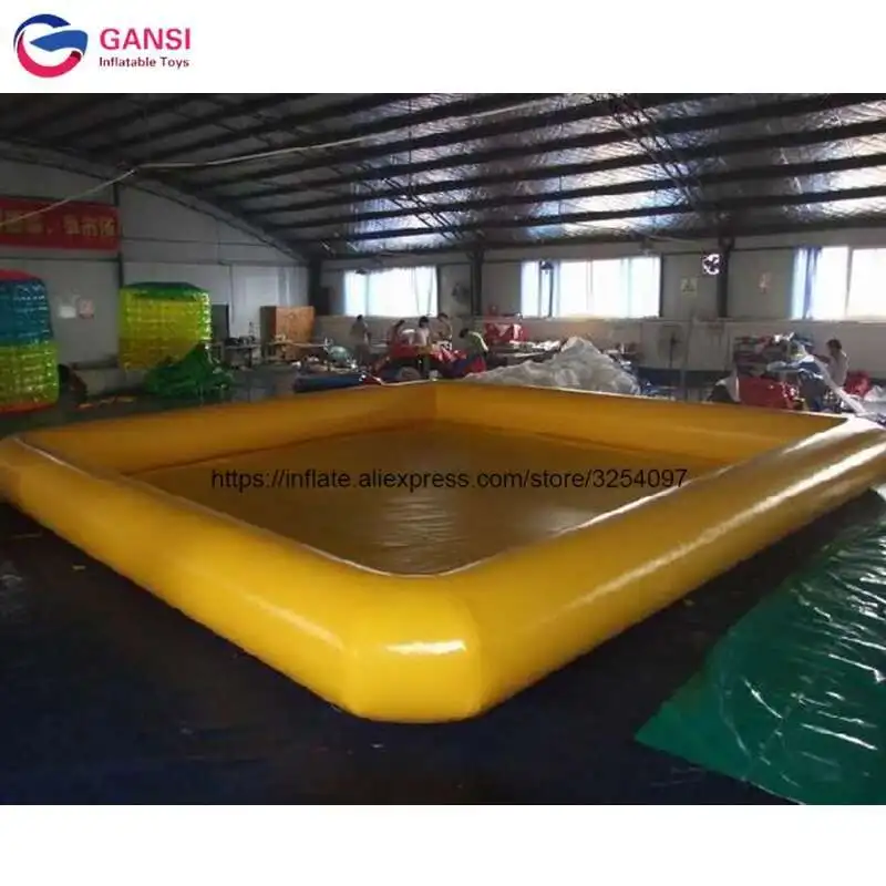 

Aqua Park Equipment Inflatable Water Walking Ball Pool,8M Inflatable Swimming Pool For Kids