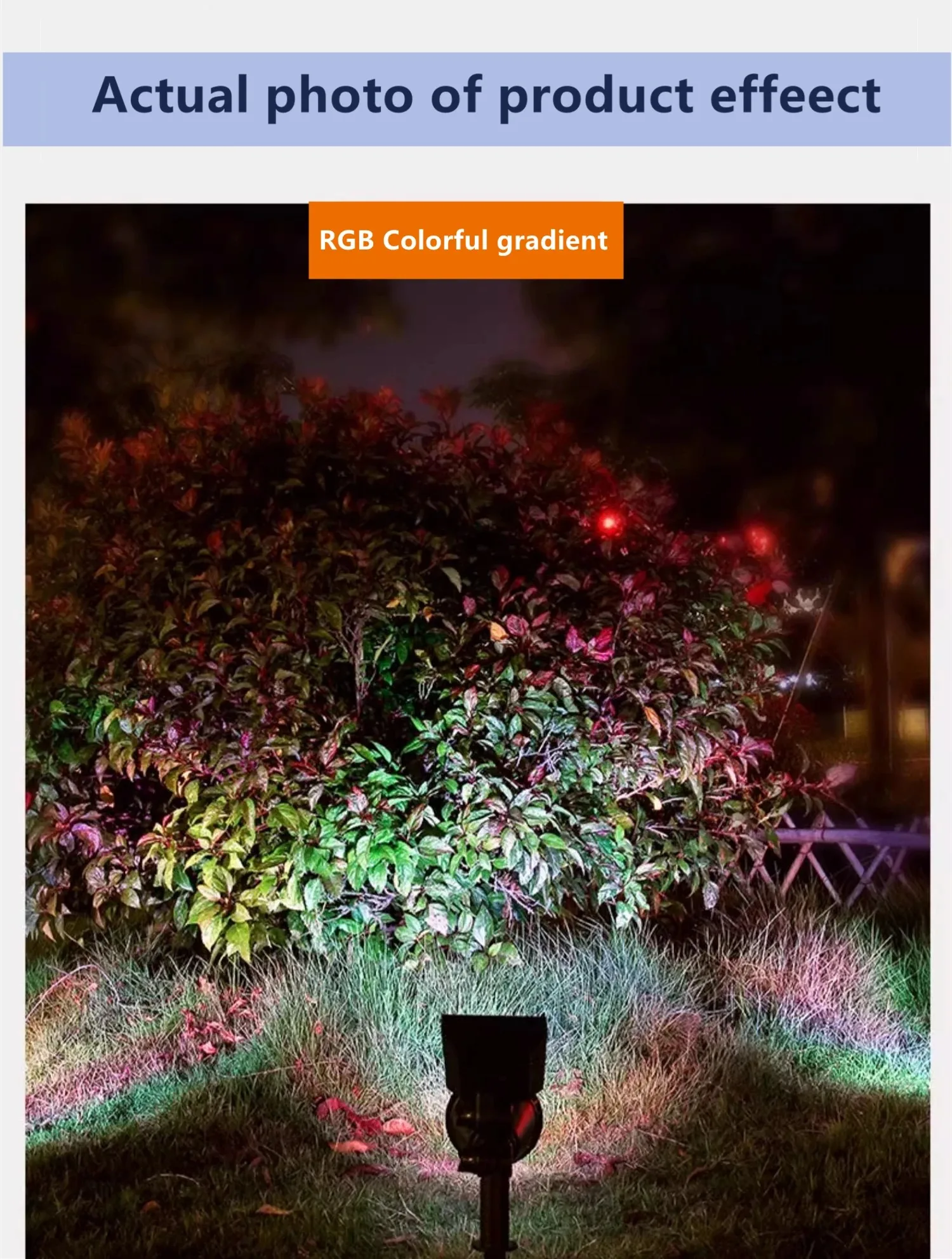 Einzigartiges Design: 18 LED-RGB-Strahler, wasserdichte Garten-LED-Solarstrahler, geeignet für Wege, Landschaftsbau, Rasenflächen