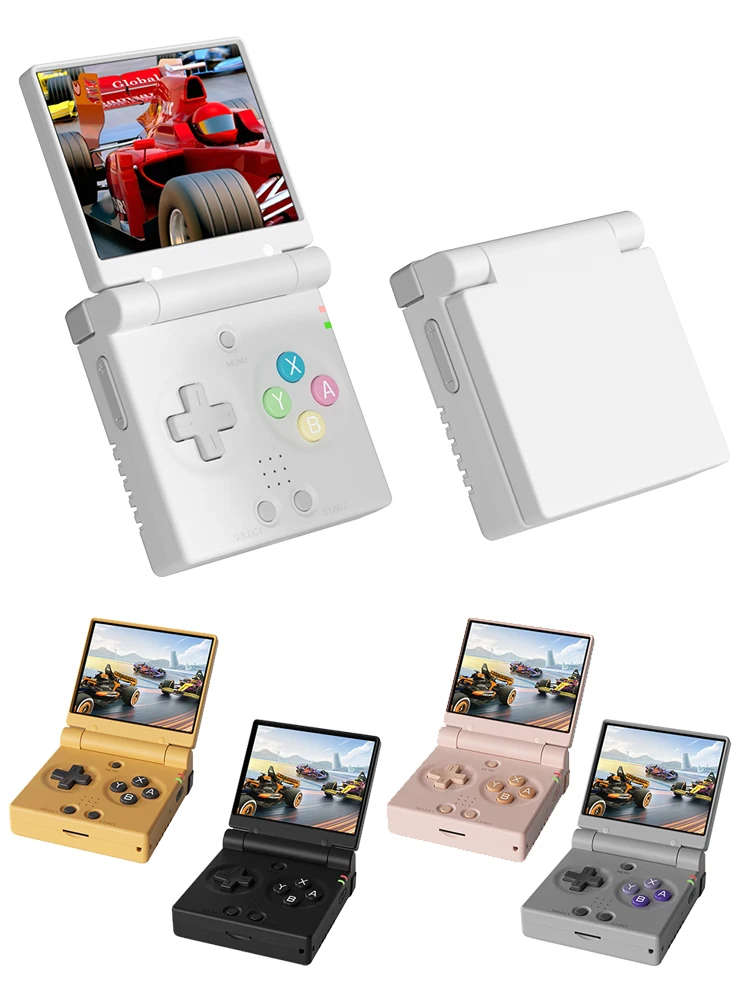 MIYOO Mini Flip Retro Handheld-Spielkonsole, 2,8 Zoll 750*560 Bildschirm, Tragbarer Taschen-Videospiel-Player, Linux-Emulator Handheld
