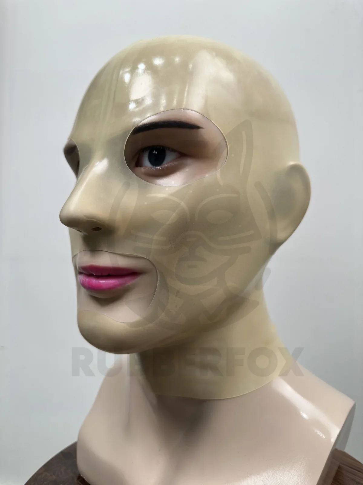 

Латексный резиновый капюшон - фетиш-маска для костюма, модные игры, гладкая отделка, бесшовная фетиш-маска, бесшовный капюшон, фетиш-горщит