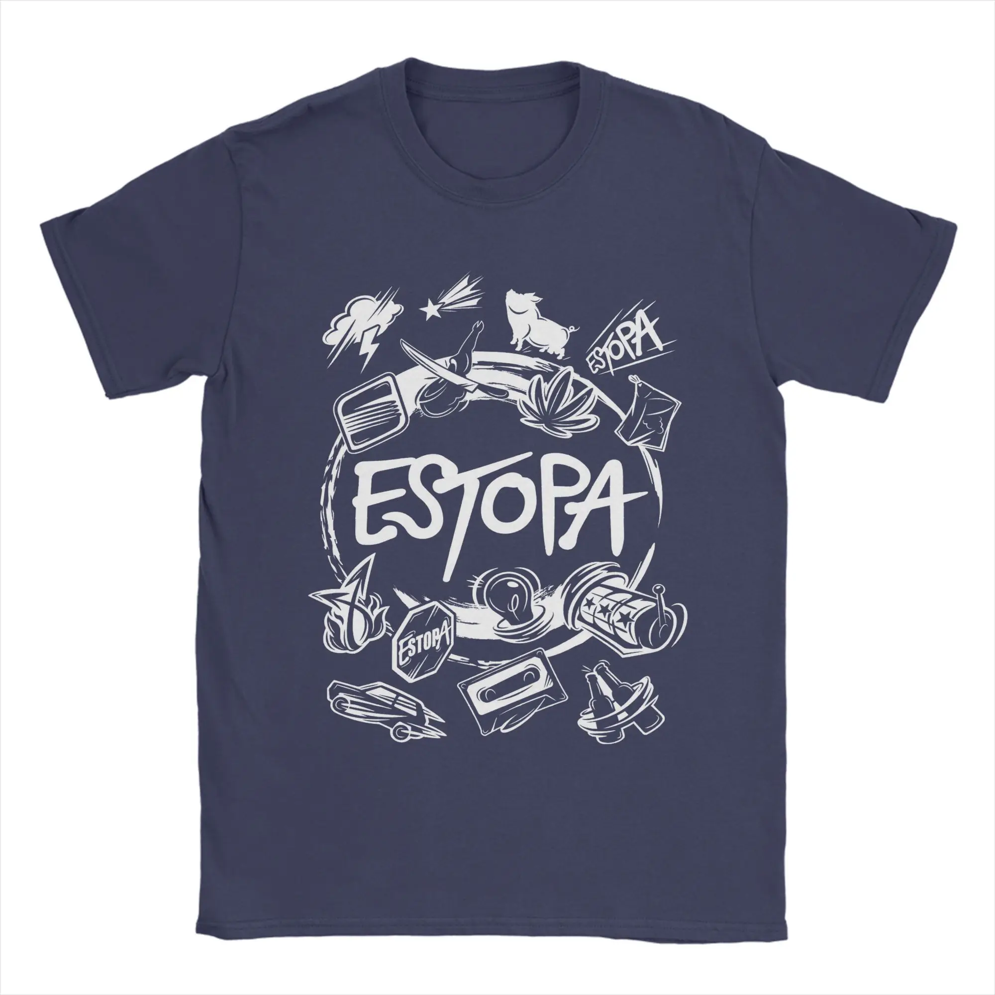 2026 Estopa Band Men's Women T Shirts Vintage Tees Short Sleeve Crew Neck T-Shirt Cotton Summer Clothing