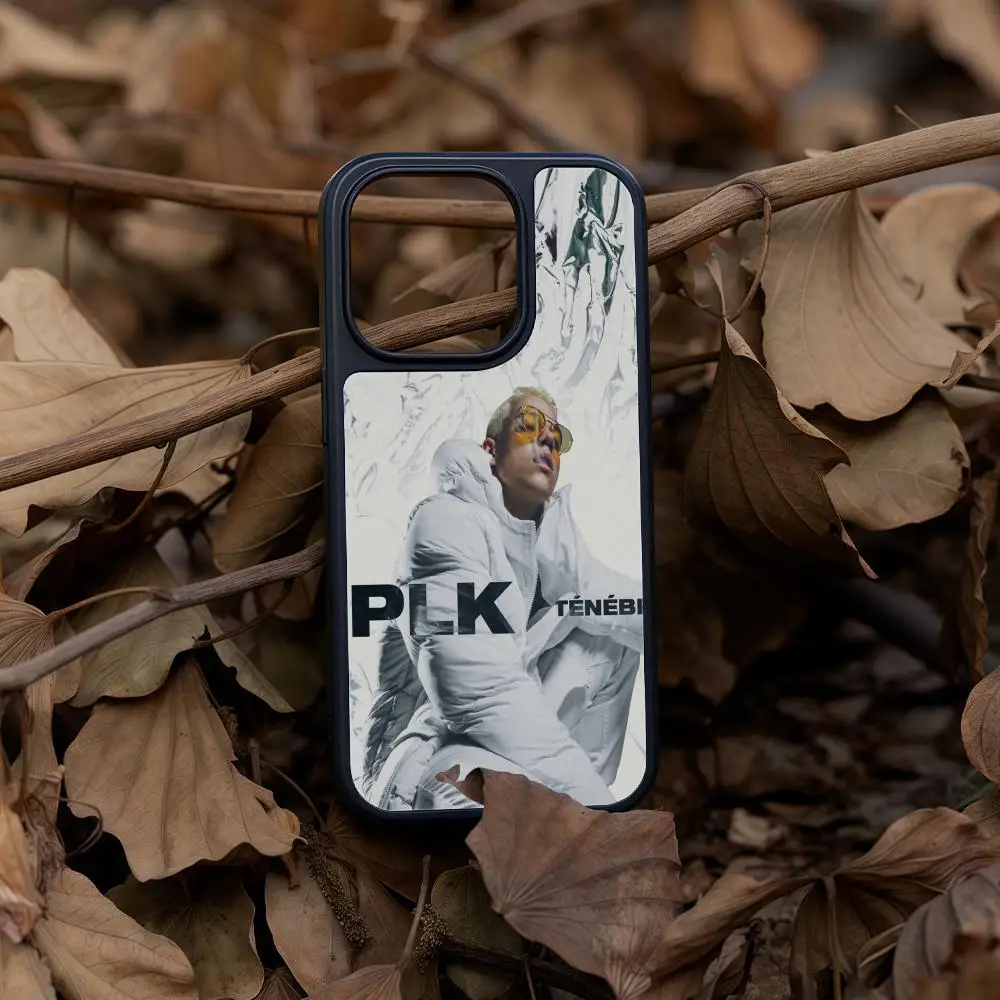 

Чехол для телефона PLK для iPhone 17, 16, 15, 14, 13, 12, Pro Max Plus, черная рамка, акриловый твердый корпус из углеродного волокна