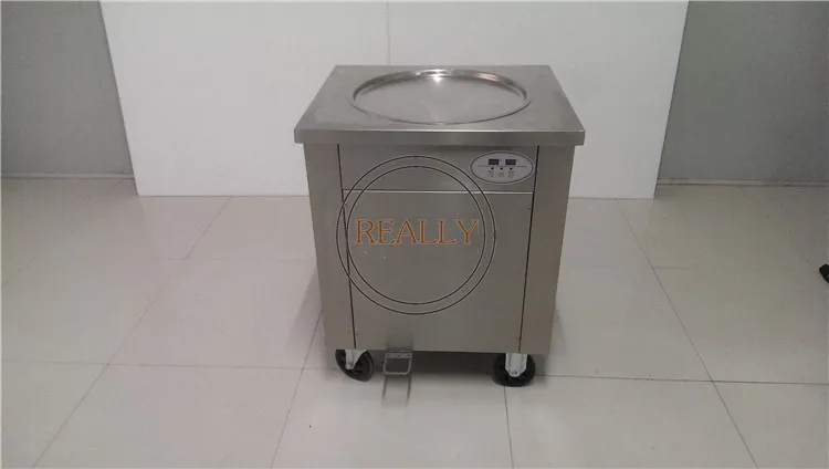 ミニフライスターリングタイロールメーカー、シングルラウンドパン、最高のコンプレッサー、フルーツアイスクリームマシン、45 cm