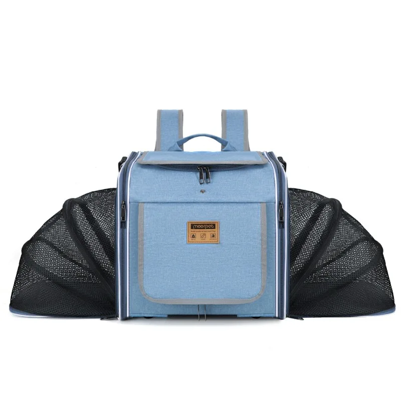Bolsa de transporte nórdica portátil para gatos y perros, bici-viaje - imagen 2