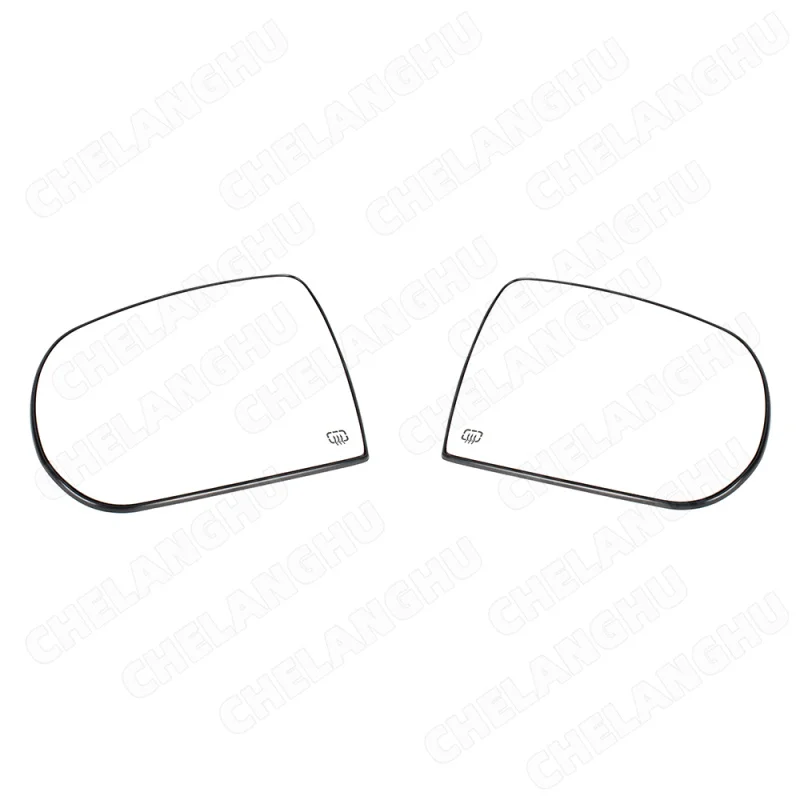 1 Pair Rearview Side Mirror Lens For Jeep Compass 2017 2018 2019 2020 2021 Heated Rear View Mirrors Car Accessory