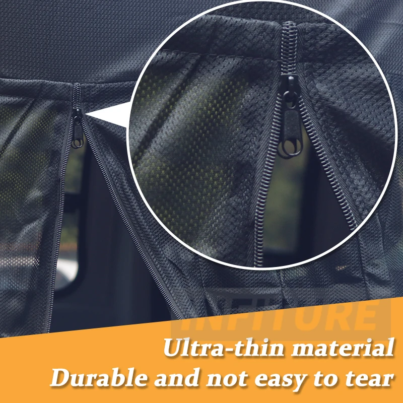 Universal Magnetic Screen Sliding Door Flyscreen Mesh Mosquito/Fly Net Car Screens Net Screen Mosquito Net for Rear Door of Car