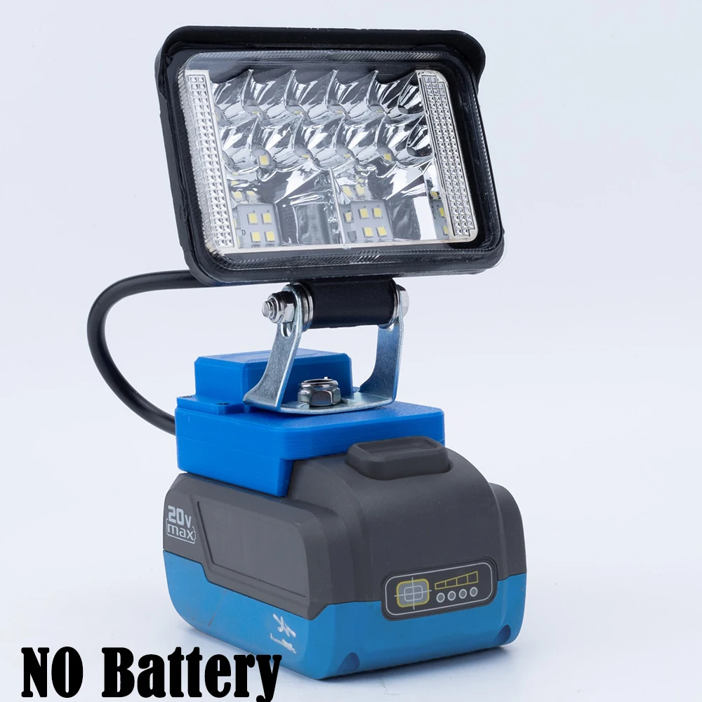 

Портативный беспроводной светодиодный рабочий фонарь для Mastercraft, литиевая батарея PWR POD 20 В с USB-портом, уличная аварийная лампа (без батареи)