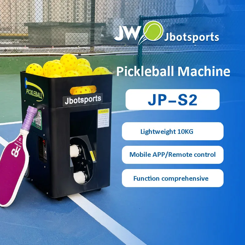 

Pickleball Ball Serving Machine Intelligent Left Right Swing Serve Mobile App and Remote Control Beginner Advanced Training Aid