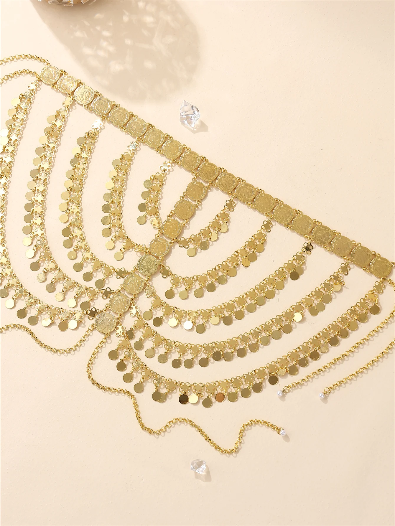 1Fashion Head Chain For Arab Women Palace Retro Style Bridal Headwear Traditional Festival Clothing Accessory Holiday Gift view 5
