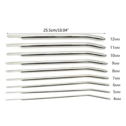 Stainless Steel Urethral Sound Catheter Dilator Metal Horse Eye Penis Plug Training Male Masturbation Kit Sex Toys For Men