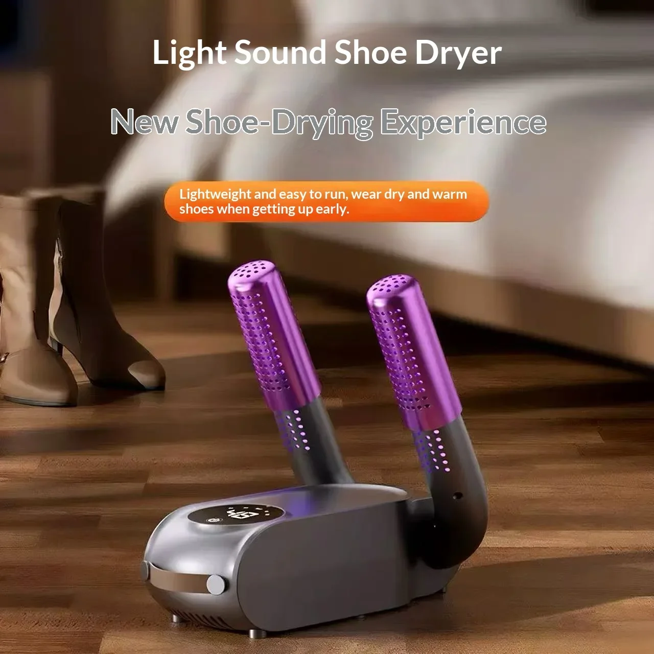

Умная складная сушилка для обуви для домашнего использования с таймером, для влажной и сухой обуви, с функцией подогрева и интеллектуальными кнопками для ухода за обувью