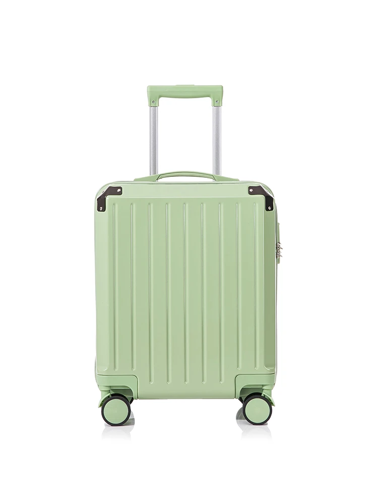 

Trendy 8-Inch Small Pullman Suitcase for Men And Women Durable Travel Bag with Lo Retro Sle ABS PC Material for Youth