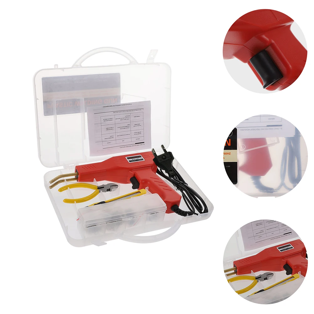 

Bumper Repair Machine Car Welder Tool Hot Stapler Stainless Steel Waving Staple Strong Shock Resistant Kit for Plastic
