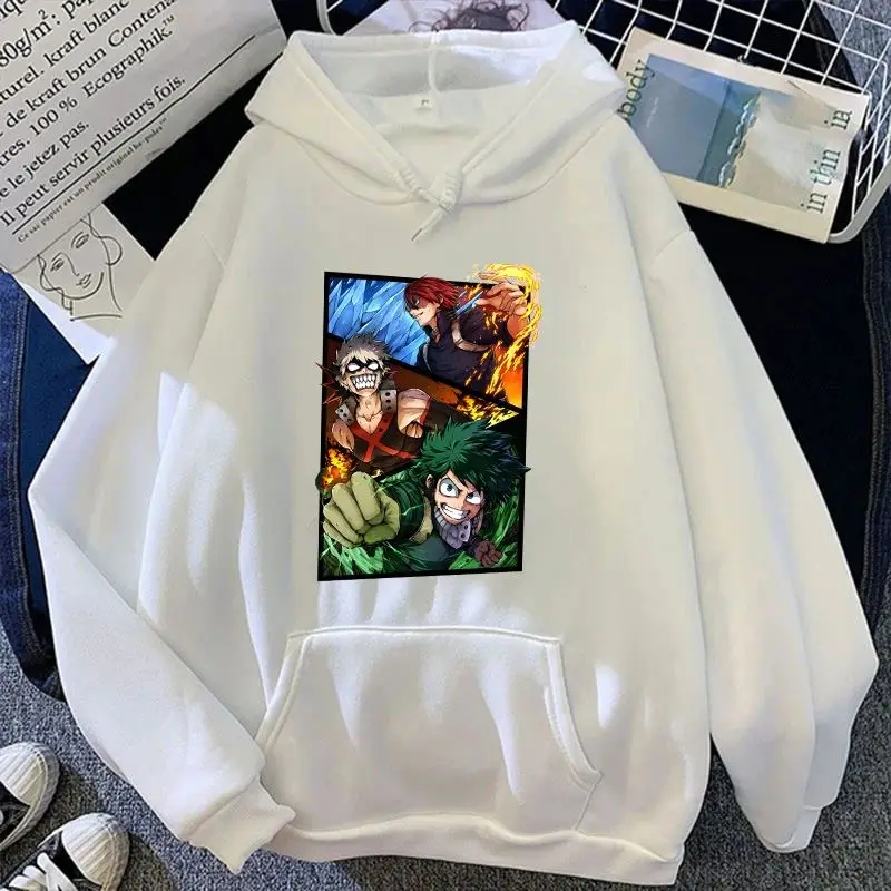 

Unisex Harajuku Hoodie Anime Print Kanroji Mitsuri Cotton Sweater Fashion Casual Sweater Autumn and Winter