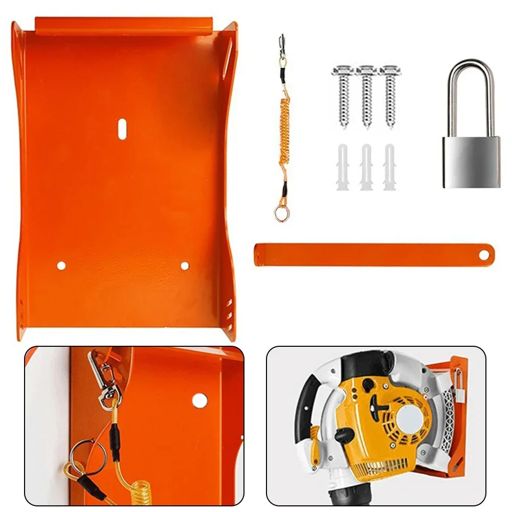 Blower Holder For BG50 Blower Rack Outdoor Use Garage Organization Crafted From Metal Material Long-lasting Performance