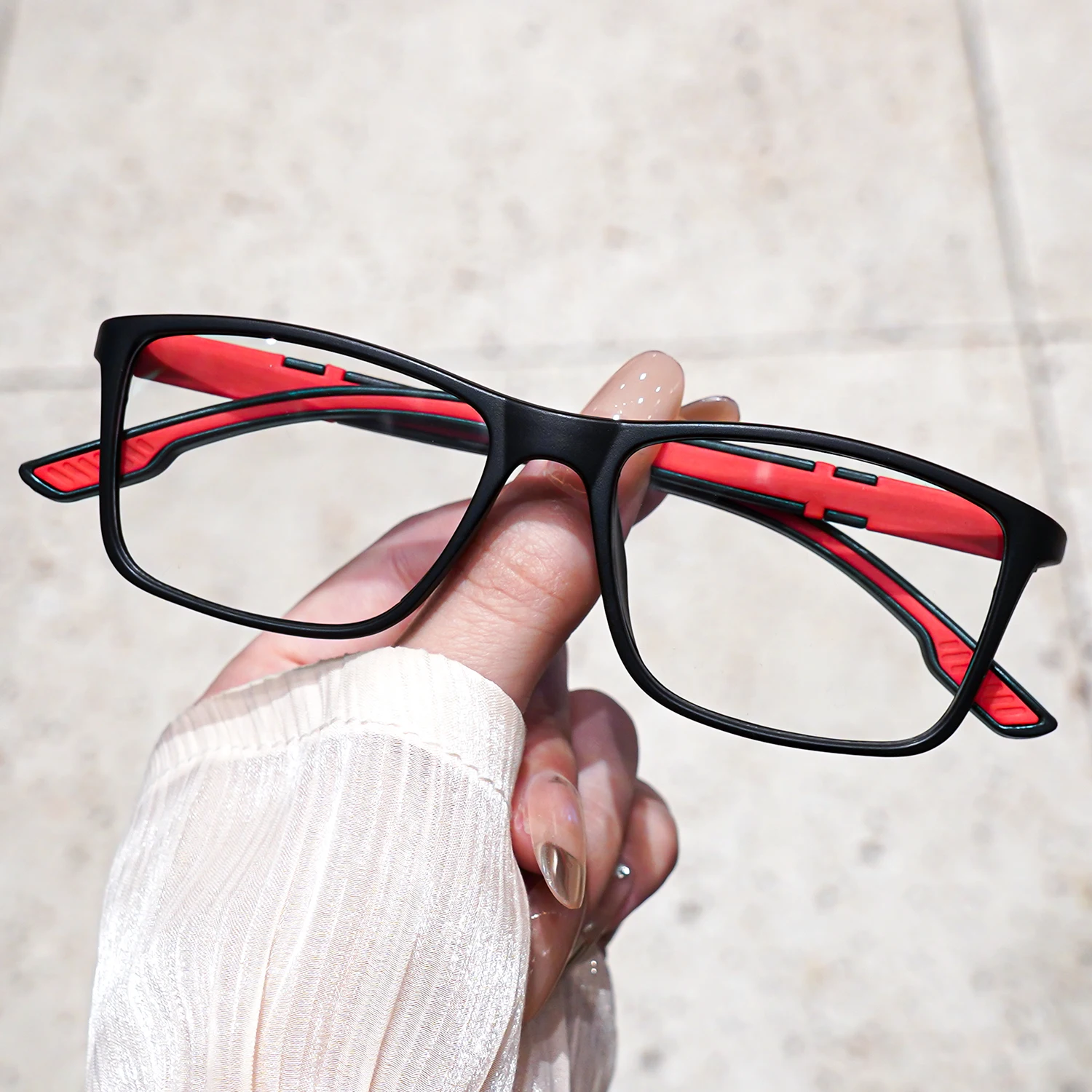 Square Frame Reading Glasses Blue Light Blocking Glasses Comfortable Spring Hinges Unisex Design Perfect for Computer Users
