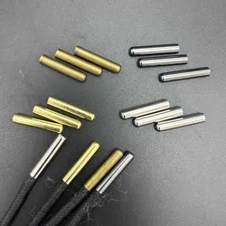 50pcs Mixed Colors Metal Shoelaces Tips Head Replacement Repair Aglets DIY Kits Shoelaces Tips Ends Shoe Lace Shoe Accessories